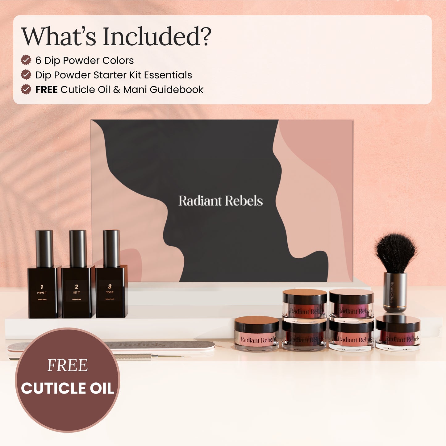 French Rebels Dip Manicure Set