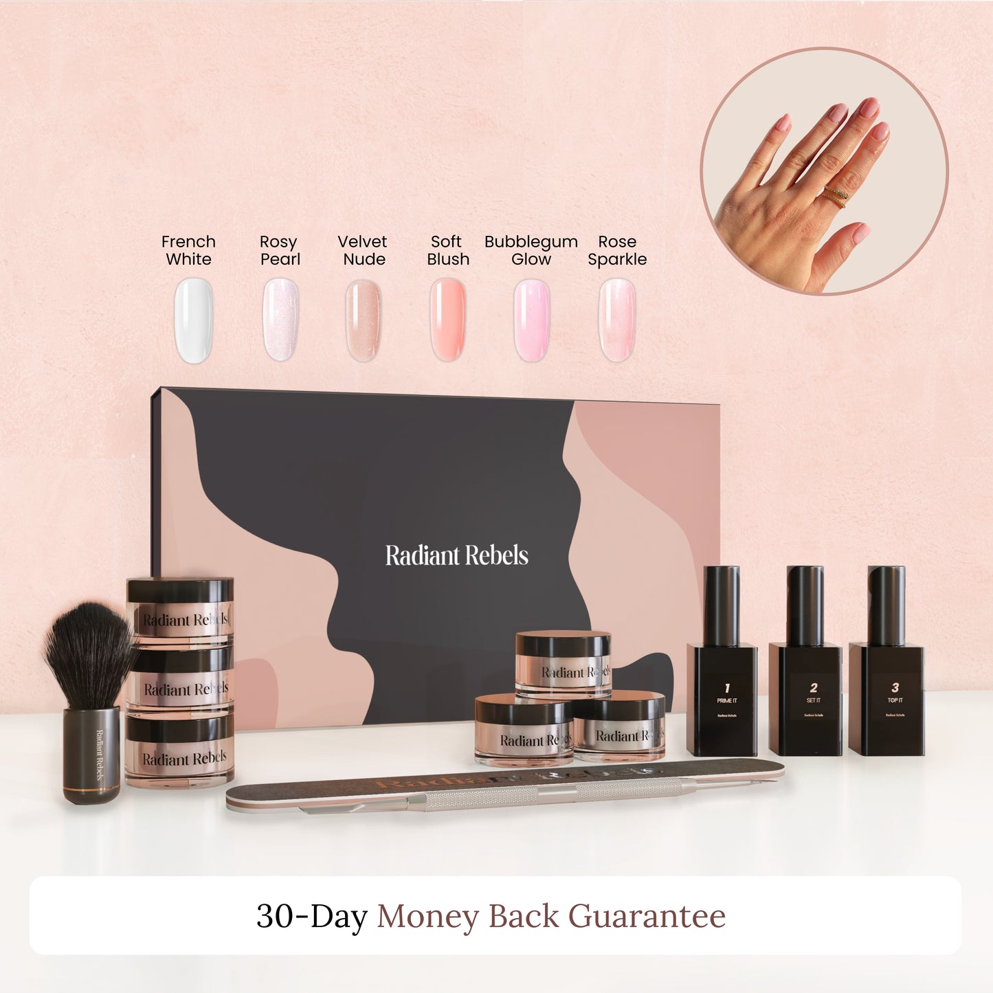 French Rebels Dip Manicure Set